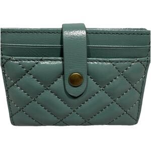 Kurt Geiger London Wallet Leather Card Holder Mid Blue NWT